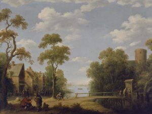 <strong>J.C. Droochsloot (ca.1585-1666) </strong><br /><i>Dorpsgezicht</i> 1643
