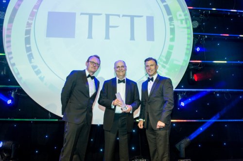 Head of ING Real Estate Finance UK Peter McAnally with the Estates Gazette Award