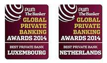 Global Private Banking Awards 2014 for ING in Luxembourg and ING in The Netherlands