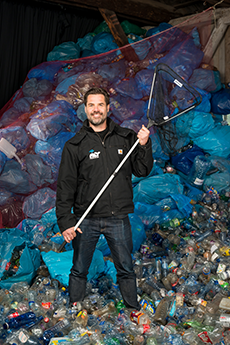 Marius Smit and his start-up Plastic Whale fish plastic out of Amsterdam’s canals and turn it into boats and furniture.