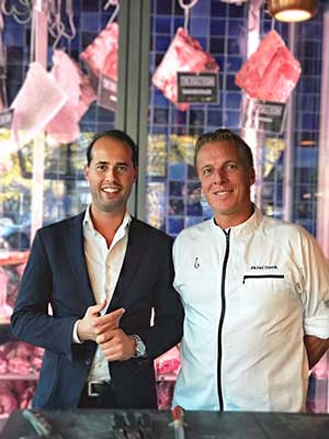 Neal Valentijn (left) and Michiel Deenik who will be <br />running the new campus restaurant.