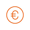 Euro sign icon