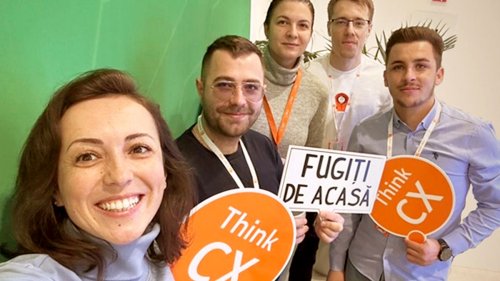 Customer champions: Romania’s Nicoleta Mocanu, Robert Fainarea, Mariana Simion, Florin Cernat and Ticusor Buzoianu were the winners of last year’s Global CX Day.