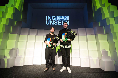 The winners: Jaakko Kahilaniemi (Jury Prize) Alexey Shlyk (Public Prize)