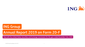 ING to file 2019 Annual Report on Form 20-F