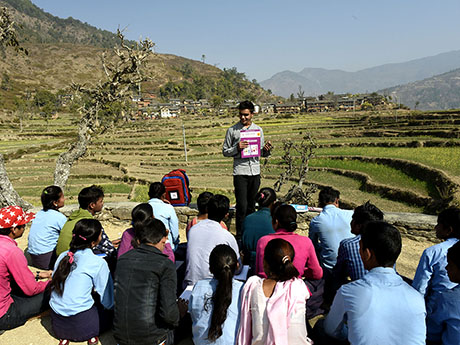 Put on your virtual reality glasses and experience life in Nepal