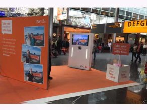 Personalised selfies in  our “World, here I come”- campaign