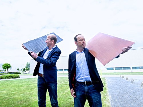 Michiel Mensink (right) and Jan Jaap van Os, founders of Exasun.