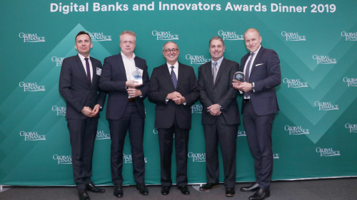 “Winning an award like this is an enormous honour for us. Great that we get the global recognition now as well.” - Michał Bolesławski (second from left), executive vice president in charge of Poland’s corporate clients business line. 