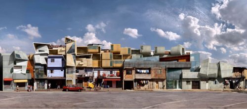 Dionisio González (1965)<br>Heliópolis IV, 2006<br>photograph and plexiglass<br>100 x 210 cm</br><br> © Dionisio González, Courtesy Ivorypress, Madrid</br>
