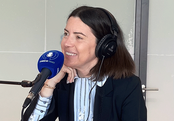 homepage carousel: Leaders in Finance podcast: Pinar Abay
