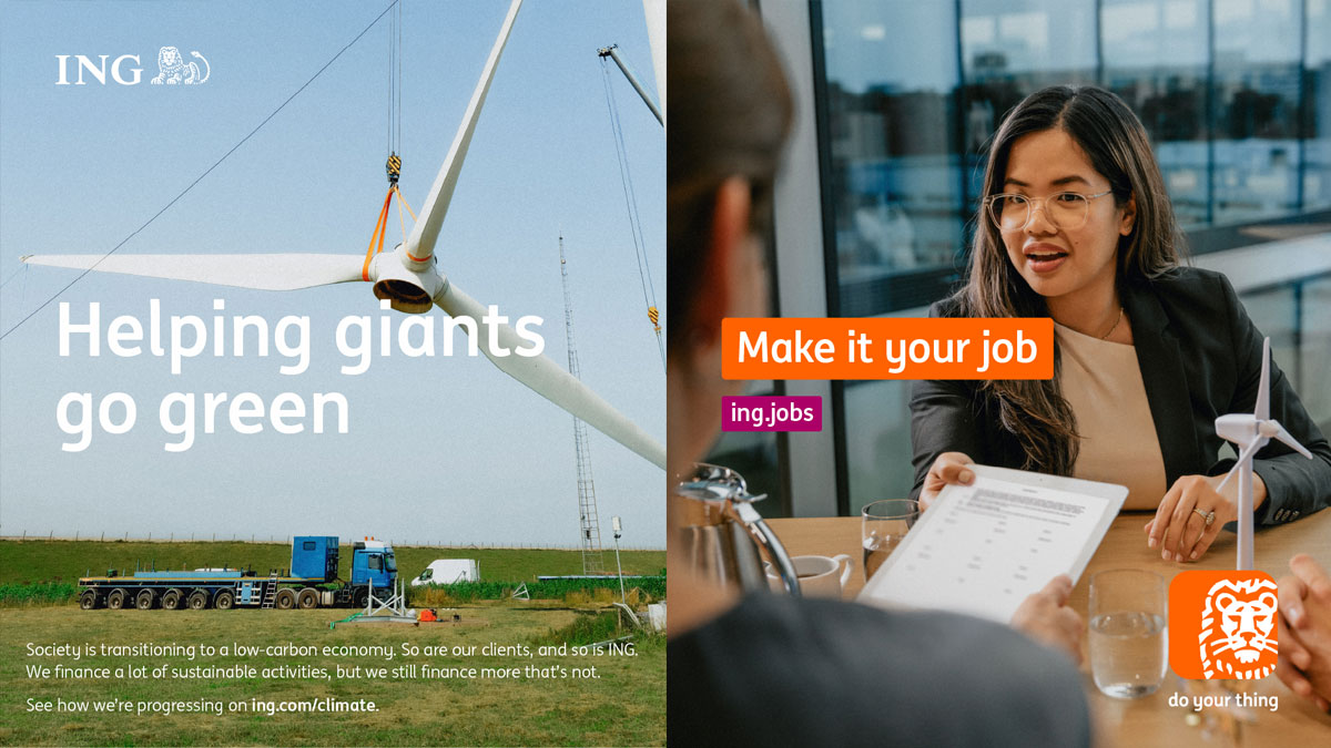 Employer branding campaign: helping giants go green