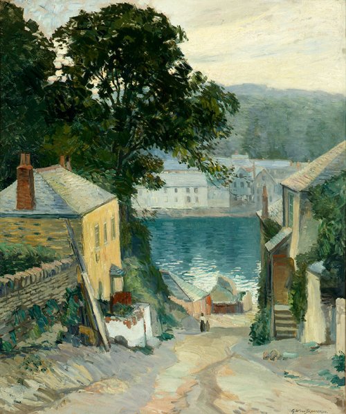 <strong>Loans</strong>: <em>Road to the River (Cornwall)</em>, Gerrit van Blaaderen, no date<br> <em>Mother and Child Walking Through a Town</em>, Gerrit van Blaaderen, no date<br> <em>View of the Old Court in Bergen</em>, Gerrit van Blaaderen, no date<br> <strong>Title of exhibition</strong>: <em>Van Blaaderen</em><br> <strong>Location</strong>: Stedelijk Museum, Alkmaar<br> <strong>Period</strong>: 27 February – 28 August 2016<br> <strong>Link</strong>: <L CODE="C03">https://stedelijkmuseumalkmaar.nl/nu-te-zien/archief/van-blaaderen</L>