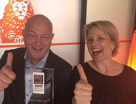 ING again recognised as Top Employer and Great Place to Work