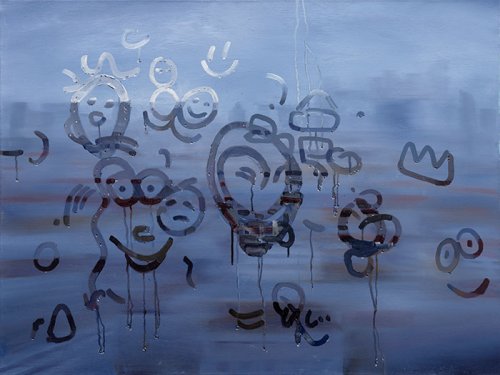 Jochen Mühlenbrink (1980) <br /><em>Cityscape II</em> (2019) <br />90 x 120 cm <br />Oil on canvas