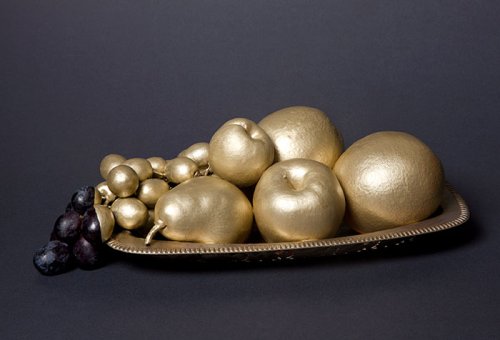 <strong>Loans</strong>: <em>Fruit Still Life with Book</em>, Mario ter Braak, 1998<br> <em>Selective Encyclopedia of Visual Metaphors</em>, Ola Lanko, 2014<br> <em>Golden Fruit</em>, Krista van der Niet, 2013<br> <em>Sandwich with Smoked Trout and Ground Horseradish</em>, Klaartje Pander, 1996<br> <strong>Title of exhibition</strong>: Dining at the Artist’s Table – From Still Life to Food Design<br> <strong>Location</strong>: The Mesdag Collection, The Hague<br> <strong>Period</strong>: 26 August – 30 October 2016<br> <strong>Link</strong>: <L CODE="C06">https://www.demesdagcollectie.nl/en/plan-your-visit/to-see/past-exhibitions/dining-at-the-artists-table</L>