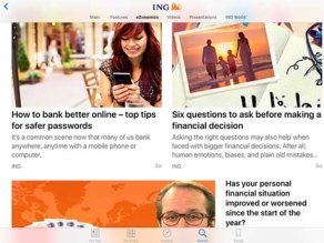 ING among the first companies in Apple News app
