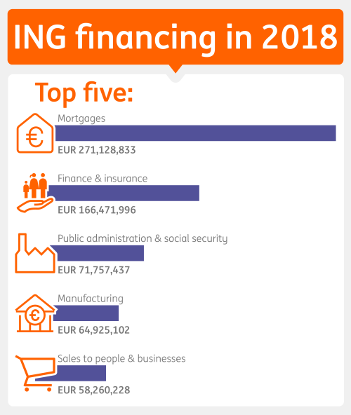 Table ING financing in 2018