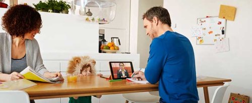 Family at home